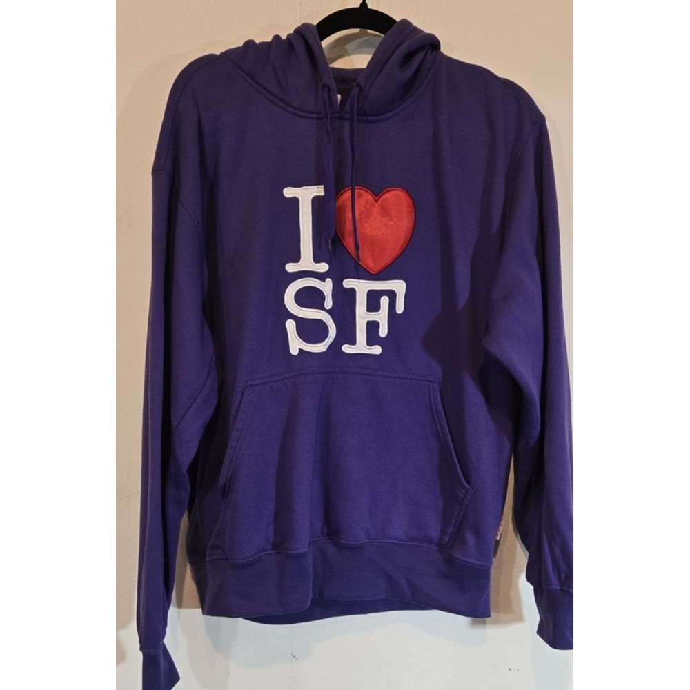 I Heart SF Purple Hoodie Gogo Sports